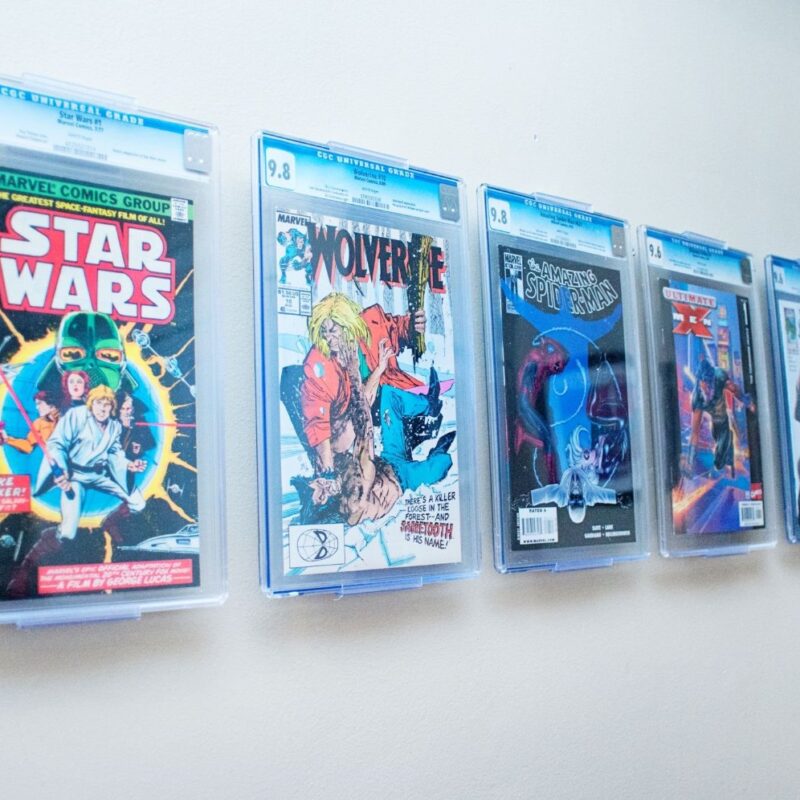 Slabbed Comic Books, Wall Mounts